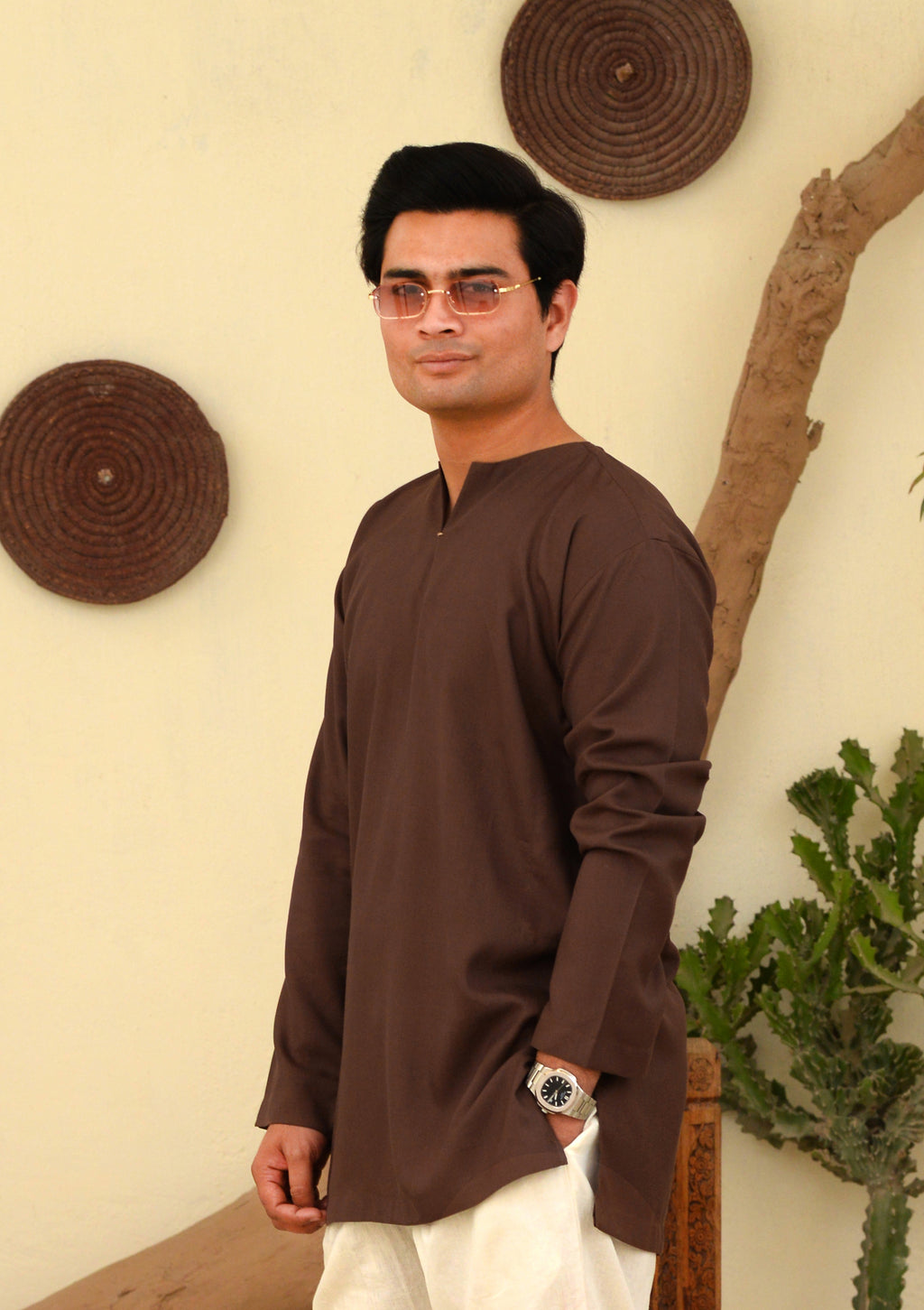 V-Neck Kurta pajama
