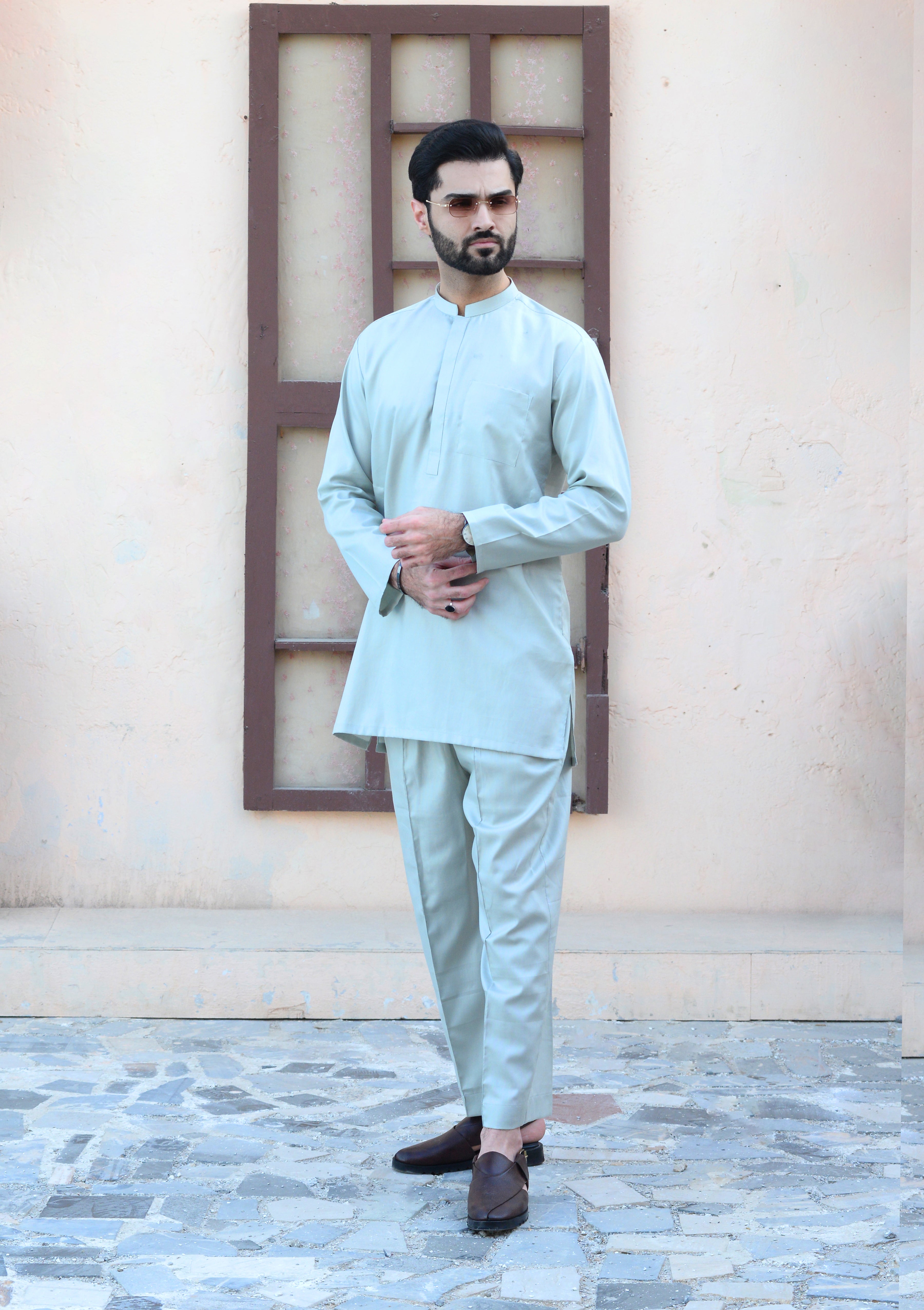 Pista Green Kurta Pajama